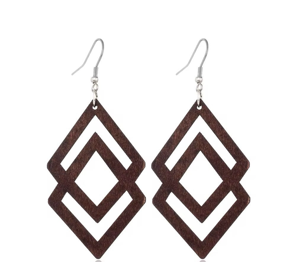 Tousles Studio Double Diamond earrings