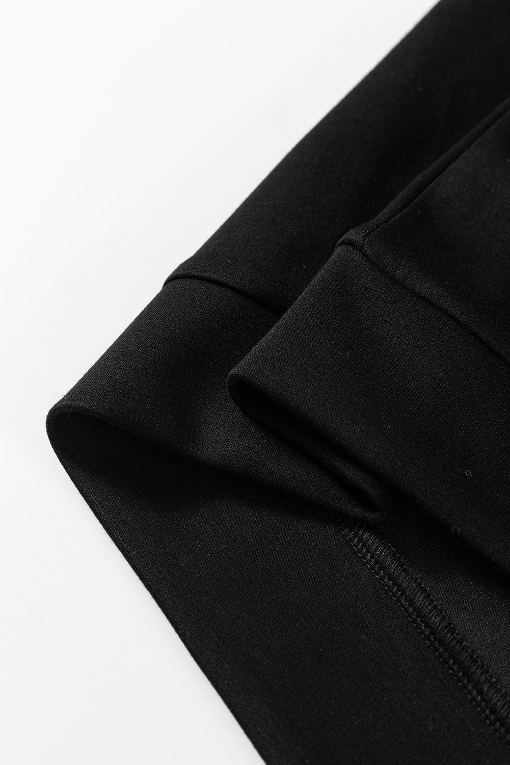 Apricot Striped Patchwork Quarter Zip Pullover Loose Pant Set