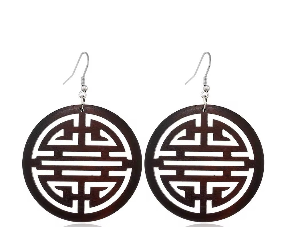 Tousles Studio Moon Maze earrings
