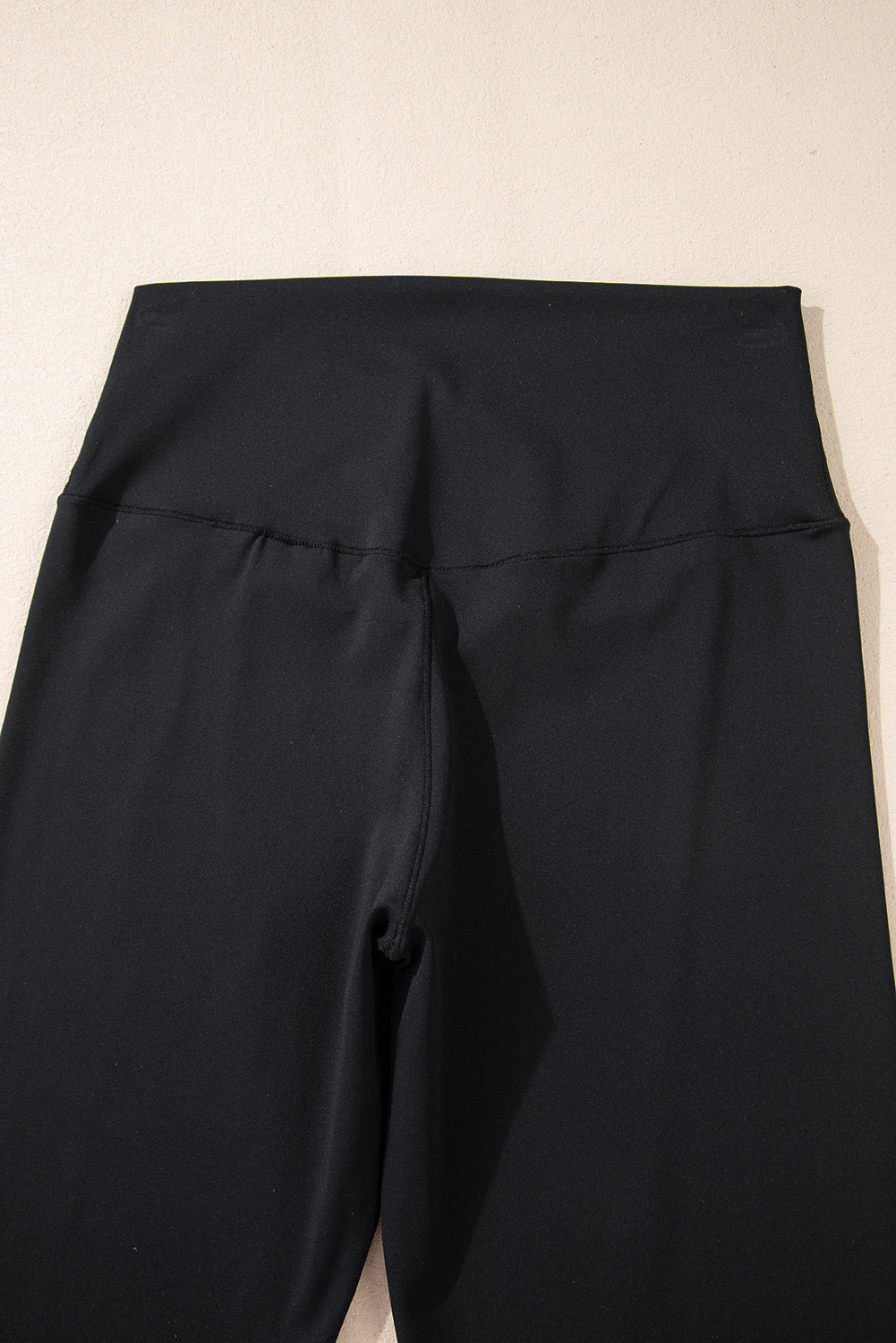 Black V Shape High Waist Flared Leggings image 6