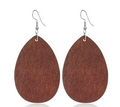 Tousles Studio Dark Solid Oval Earrings
