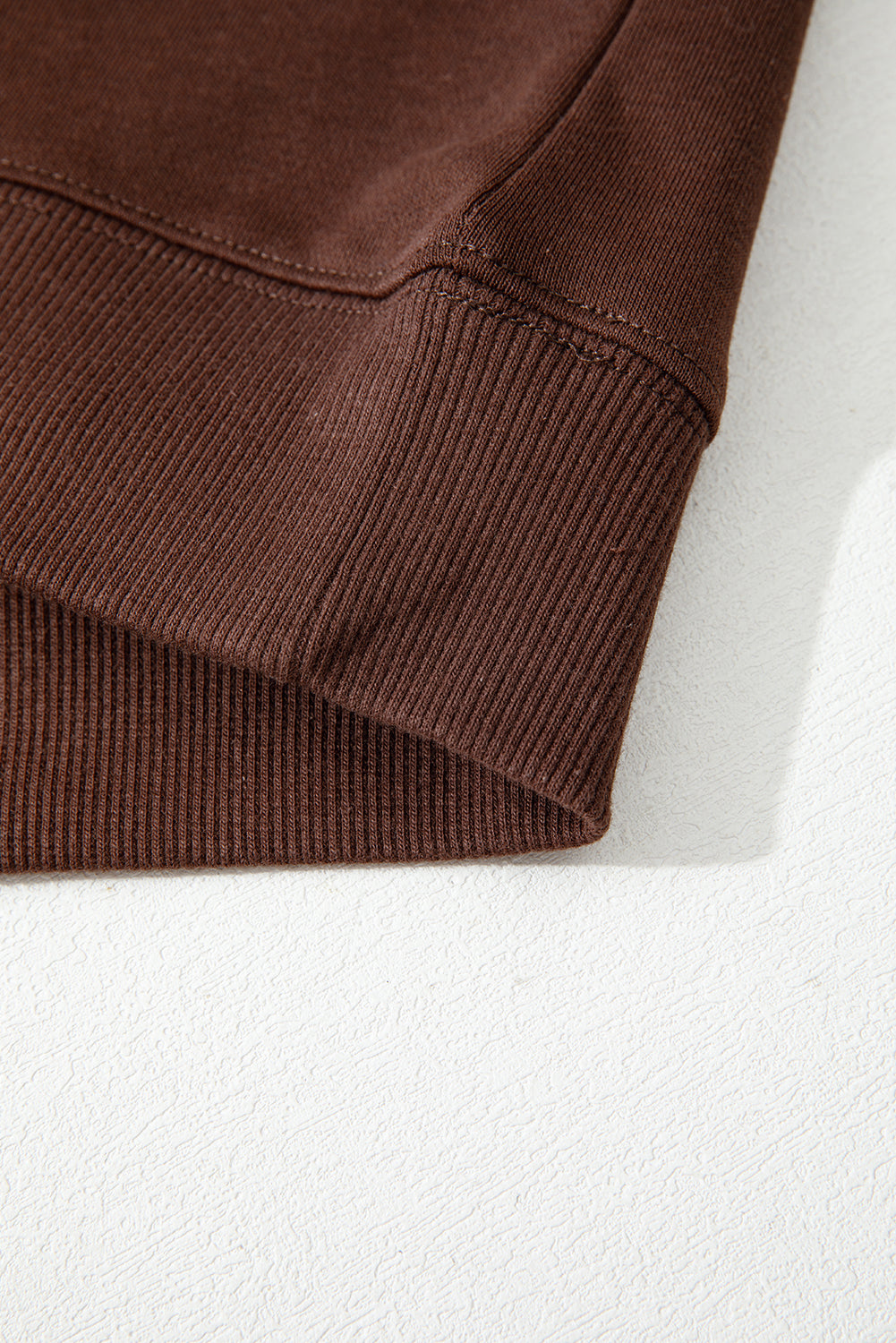 Navy Blue Varsity Striped Detail Drop Shoulder Oversized Sweatshirt