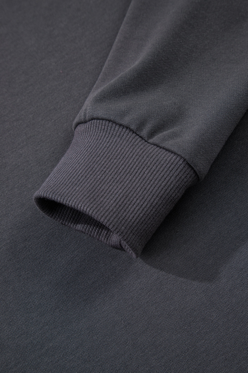 Navy Blue Varsity Striped Detail Drop Shoulder Oversized Sweatshirt