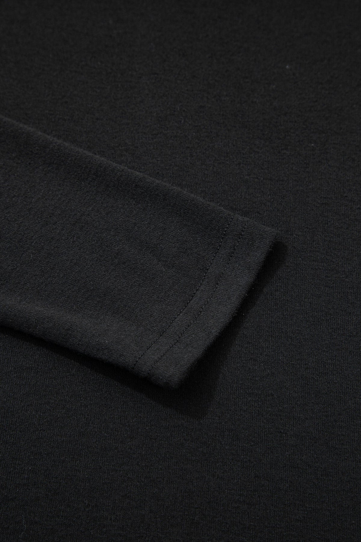 Black High Neck Long Sleeve Top