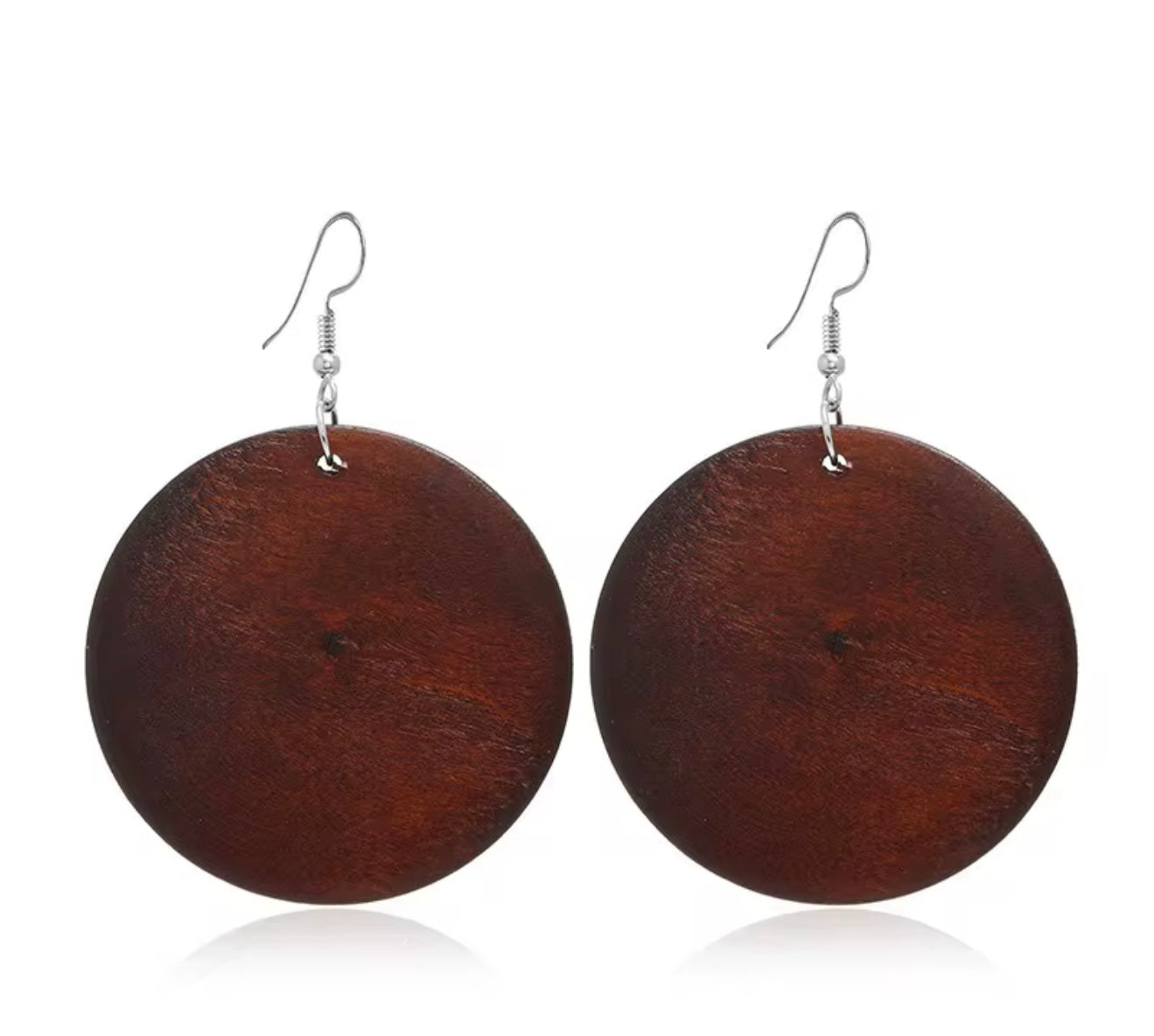 Tousles Studio Dark Solid Moon earrings