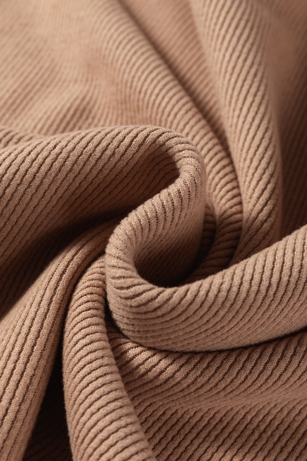 Parchment Leopard Drawstring Pullover Hoodie and High Waist Pants Corduroy Suit